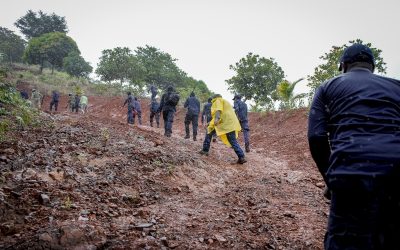 Medio Ambiente interviene proyecto agrícola ilegal en la loma Siete Picos; detiene al administrador y otras tres personas