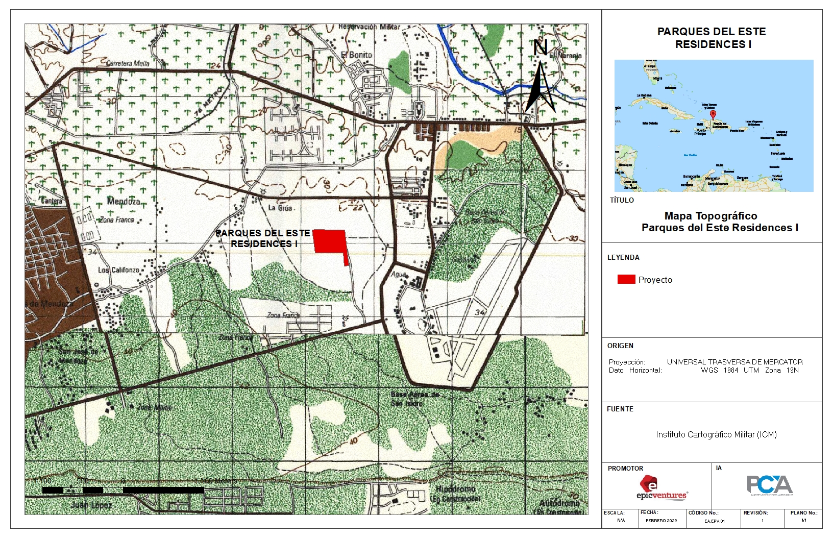 Mapa Topografico Ministerio De Medio Ambiente Y Recursos Naturales